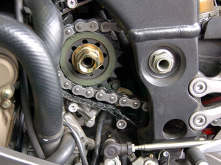 最先端 ZX-10R スプロケ交換 小物